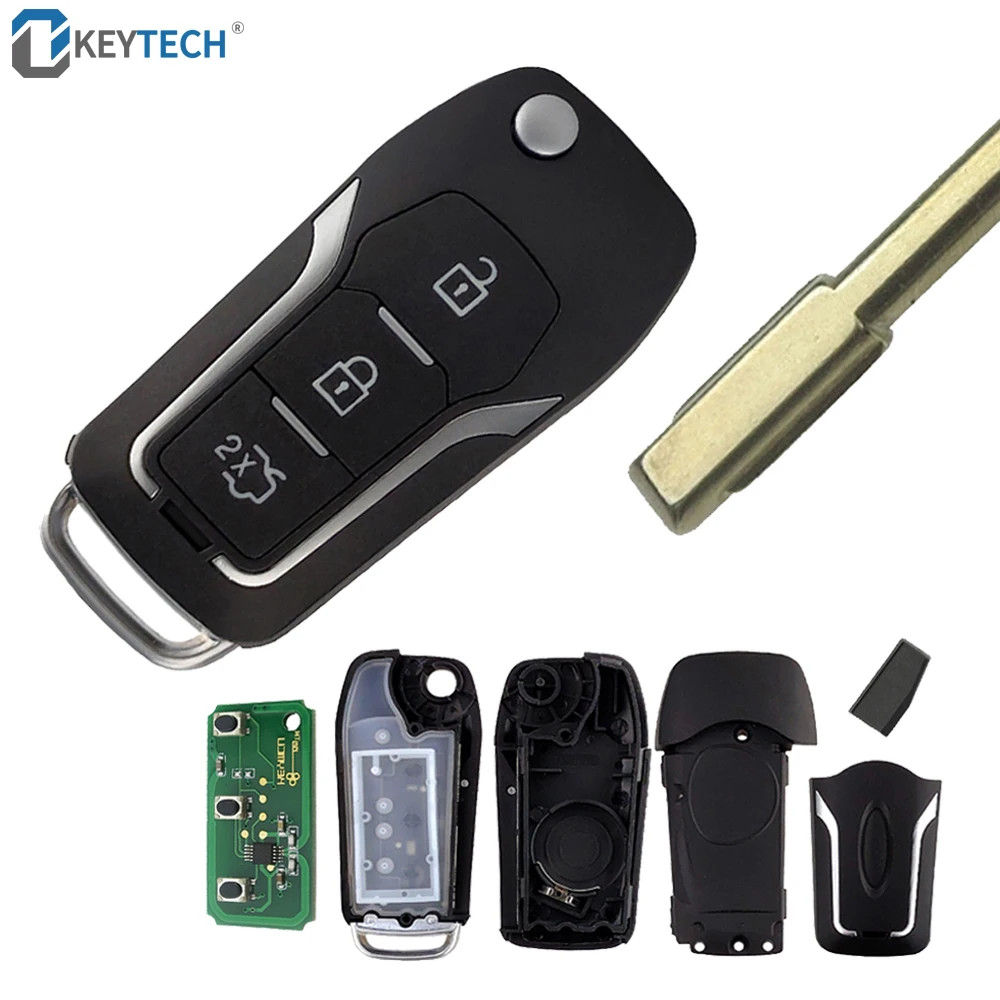 OkeyTech Folding Car Remote Key For Ford Mondeo Mk4 Mk7 Fiesta Focus Ranger 3 Buttons 433MHz Modified Auto Car Key FO21 Blade
OkeyTech Folding Car Remote Key For Ford Mondeo Mk4 Mk7 Fiesta Focus Ranger 3 Buttons 433MHz Modified Auto Car Key FO21 Blade