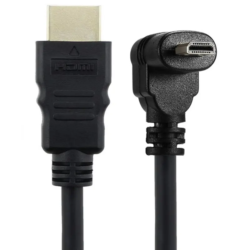 Фото 30 см Micro HDMI правый угол папа к (90 градусов) Поддержка 4k (тип - купить