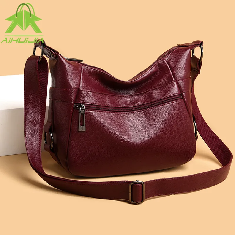 Fashion High Quality Soft Pu Leather Luxury Purses And Handbags Designer Female All-match Shoulder Messenger Bag 2021 Sac A Main
Fashion High Quality Soft Pu Leather Luxury Purses And Handbags Designer Female All-match Shoulder Messenger Bag 2021 Sac A Main