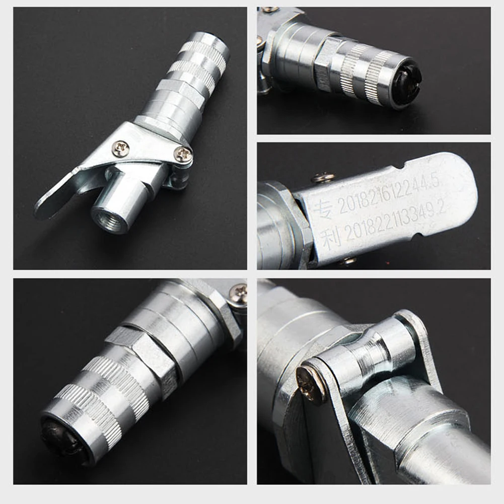 Grease Coupler Lock Pliers High Pressure Grease Fitting Double Handle Grease Filling Head Self-Locking Grease Mouth Grease Gun
Grease Coupler Lock Pliers High Pressure Grease Fitting Double Handle Grease Filling Head Self-Locking Grease Mouth Grease Gun