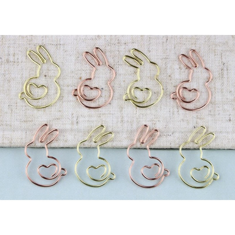 20Pcs Rabbit Paper Clip Cartoon Pin Shaped Paperclip Decorative Pin Planner Clips Decorative
20Pcs Rabbit Paper Clip Cartoon Pin Shaped Paperclip Decorative Pin Planner Clips Decorative
