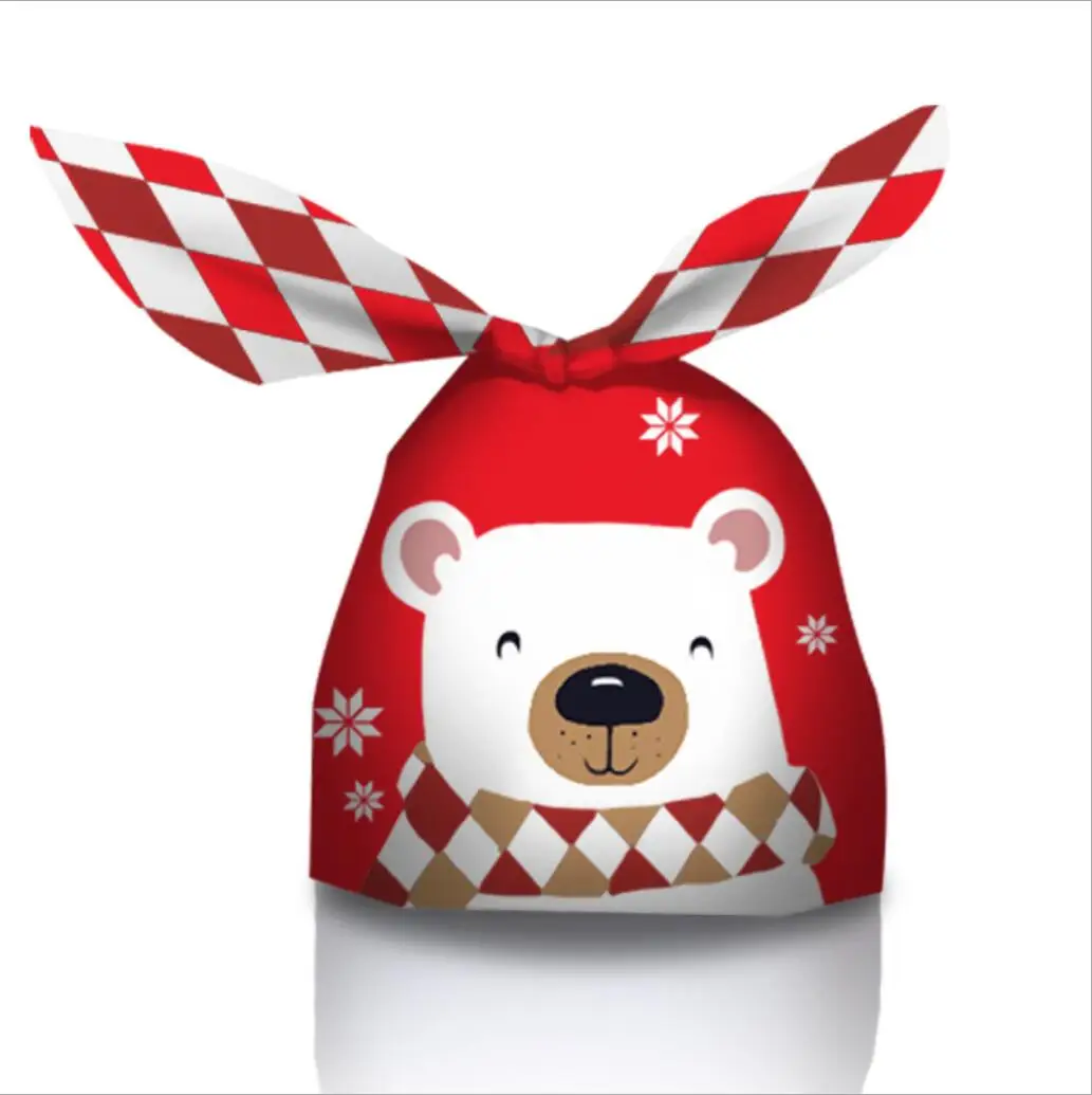 10PCS Merry Christmas Gifts Bag Cute Rabbit Long Ear Candy Bags Santa Claus Plastic Biscuit Bag Xmas New Year Party H0600
10PCS Merry Christmas Gifts Bag Cute Rabbit Long Ear Candy Bags Santa Claus Plastic Biscuit Bag Xmas New Year Party H0600