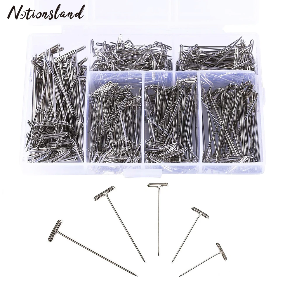450pcs/box T Pins Stainless Steel Straight Pins for Satin Quilt Sewing Craft DIY Dressmaking Pins Sewing Accessories 5 Sizes
450pcs/box T Pins Stainless Steel Straight Pins for Satin Quilt Sewing Craft DIY Dressmaking Pins Sewing Accessories 5 Sizes