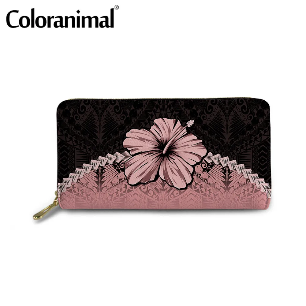 Coloranimal Hawaiian Polynesian Hibiscus Printed Credit Card Bag for Women PU Leather Clutch Wallet Female Protable Money Bag
Coloranimal Hawaiian Polynesian Hibiscus Printed Credit Card Bag for Women PU Leather Clutch Wallet Female Protable Money Bag
