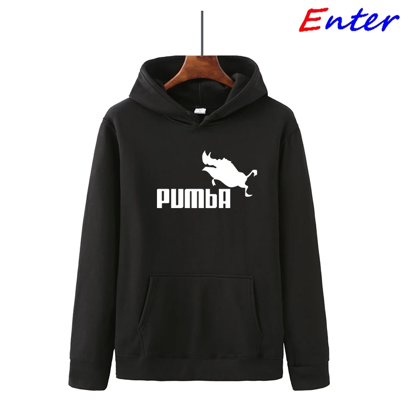 PUMBA LOGO Hoodie Sweatshirt Men Women Pullover Harajuku Sportswear 2021 Slim Fitness Men Hoodie Street Casual Fashion Oversized
PUMBA LOGO Hoodie Sweatshirt Men Women Pullover Harajuku Sportswear 2021 Slim Fitness Men Hoodie Street Casual Fashion Oversized