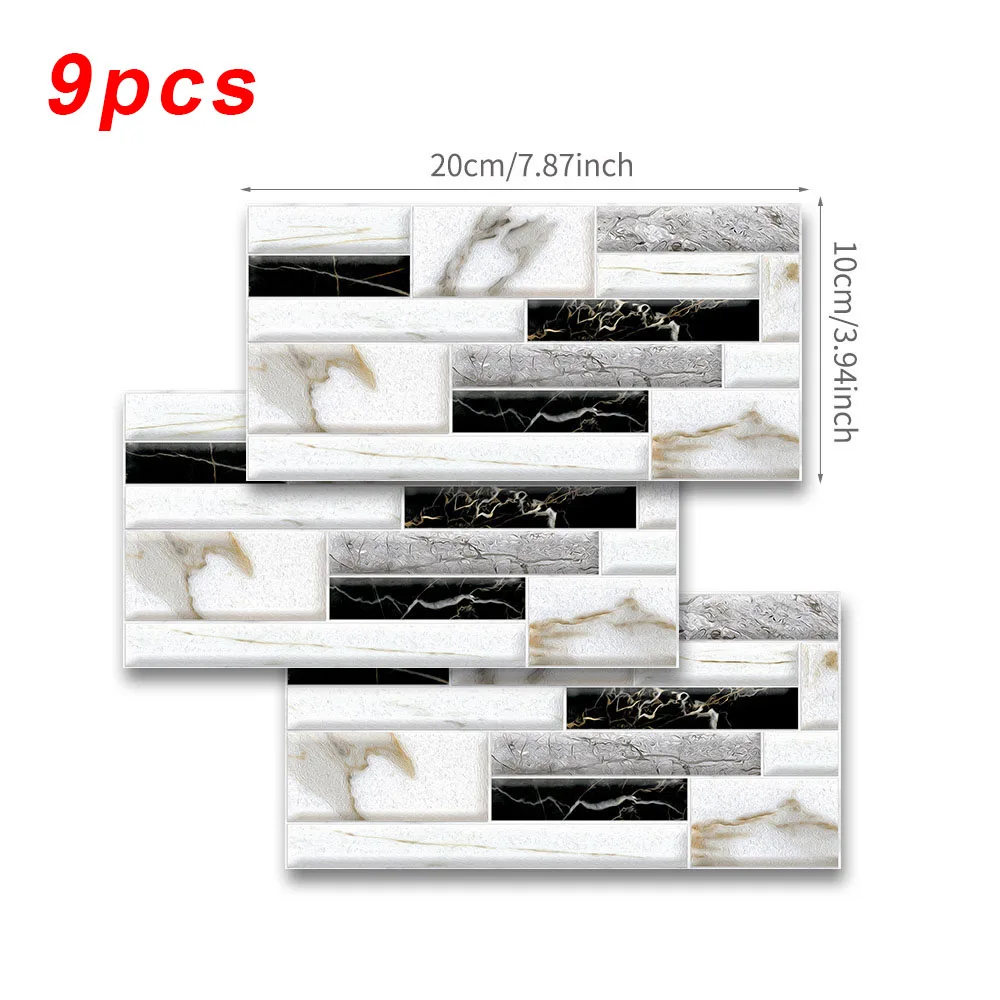 9*Tile Wall Sticker Kit Marble Removable Adhesive Waterproof Decals Home Shop Hotel Kitchen Decoration
9*Tile Wall Sticker Kit Marble Removable Adhesive Waterproof Decals Home Shop Hotel Kitchen Decoration