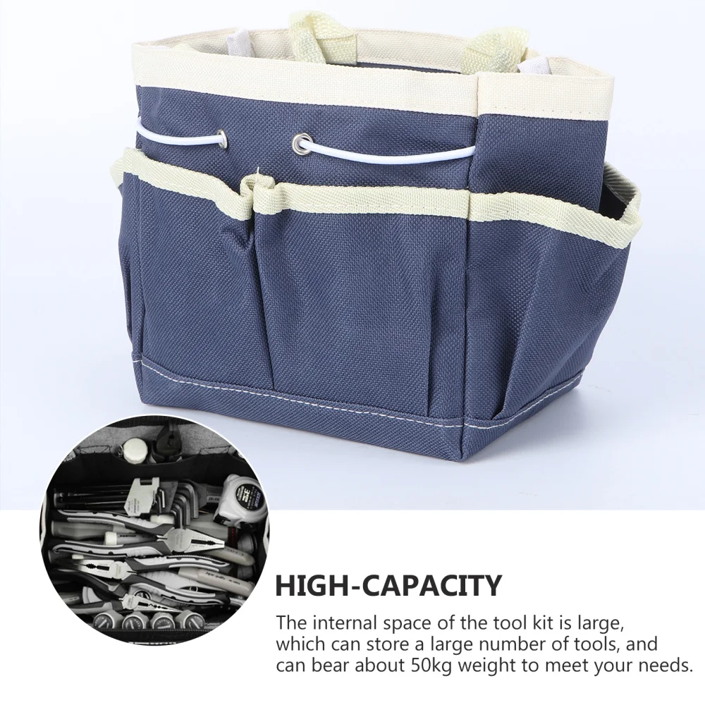 Foldable Storage Basket Portable Hand Tools Basket Oxford Cloth Tote Bag Multi-pocket Household Manual Gardening Tool Container
Foldable Storage Basket Portable Hand Tools Basket Oxford Cloth Tote Bag Multi-pocket Household Manual Gardening Tool Container