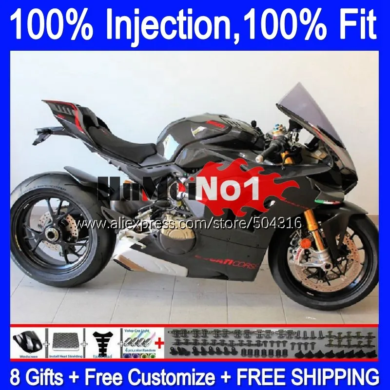 Injection For DUCATI Panigale V4 V 4 S R V4S V4R 141MC.333 V4-S V4-R 2018 2019 2020 2021 V4 V-4S 18 19 20 21 Fairing Gloss Black
Injection For DUCATI Panigale V4 V 4 S R V4S V4R 141MC.333 V4-S V4-R 2018 2019 2020 2021 V4 V-4S 18 19 20 21 Fairing Gloss Black