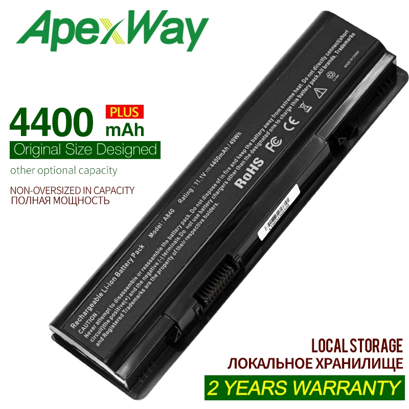 Аккумулятор 4400 мАч 11 1 В для dell Vostro 1014 1015 1015n 1088 A840 A860 312 0818 451 10673 F286H F287H F287F G069H