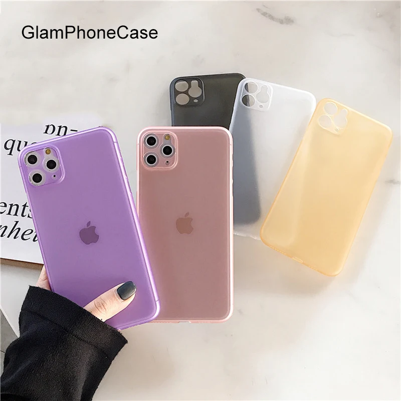 GlamPhoneCase простой чехол для телефона ярких цветов iPhone11Pro/Max X XS Max XR Жесткий Чехол