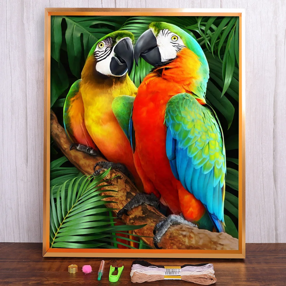 Animal Bird Parrot 11/14CT Cross-Stitch Embroidery Kits DMC Cotton Threads Needlework Handicraft Home Decoration Handmade Gift
Animal Bird Parrot 11/14CT Cross-Stitch Embroidery Kits DMC Cotton Threads Needlework Handicraft Home Decoration Handmade Gift