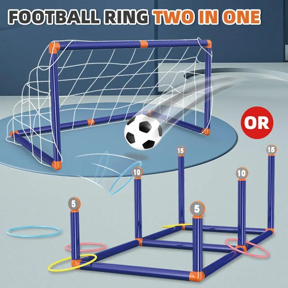 Children kicking football goal two-in-one competitive game set boy indoor and outdoor interactive throwing ring toy
Children kicking football goal two-in-one competitive game set boy indoor and outdoor interactive throwing ring toy