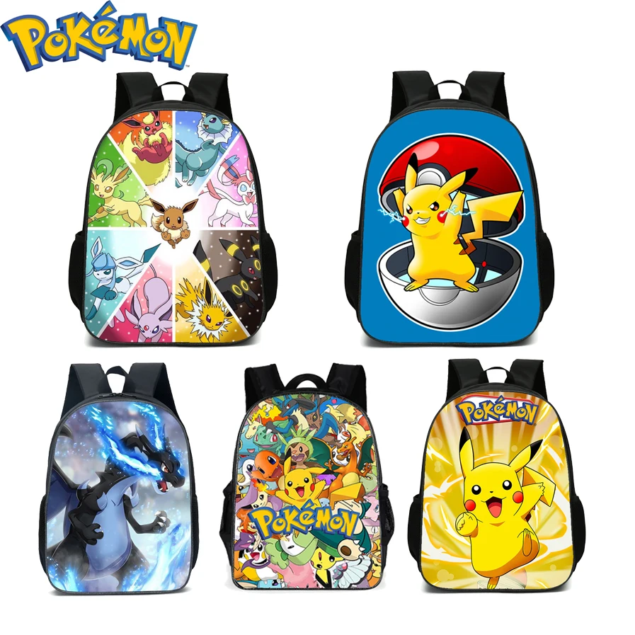 Pokemon Backpacks Kids Schoolbag Cartoon Anime Pikachu Children Backpack 3D Printed School Bag for Teenager Boys Girls
Pokemon Backpacks Kids Schoolbag Cartoon Anime Pikachu Children Backpack 3D Printed School Bag for Teenager Boys Girls