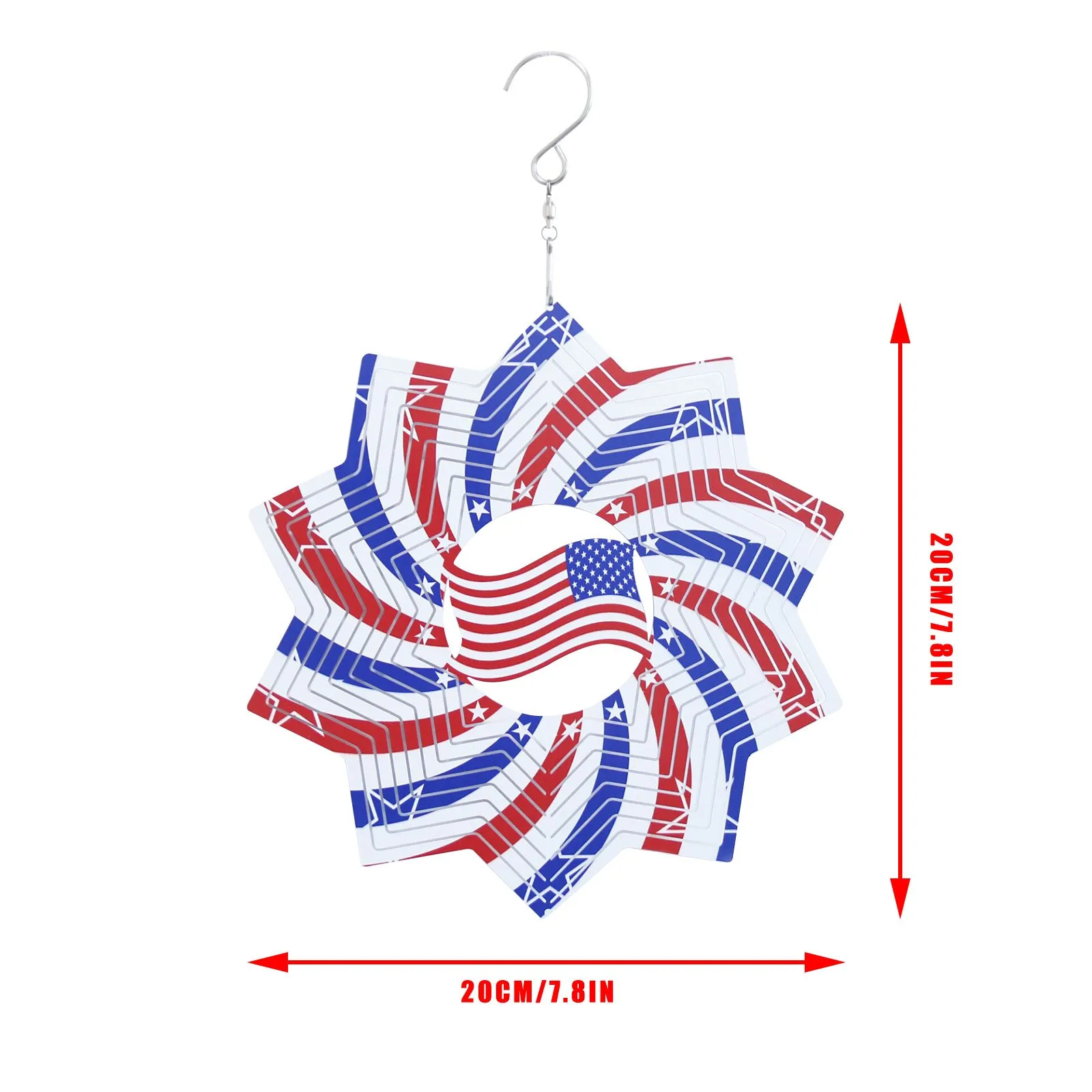 3d Rotating Wind Spinner Silent Hollow Wind Chime Stainless Steel Indoor Window Hanging Ornament Crafts Garden Yard Decor#g 
3d Rotating Wind Spinner Silent Hollow Wind Chime Stainless Steel Indoor Window Hanging Ornament Crafts Garden Yard Decor#g