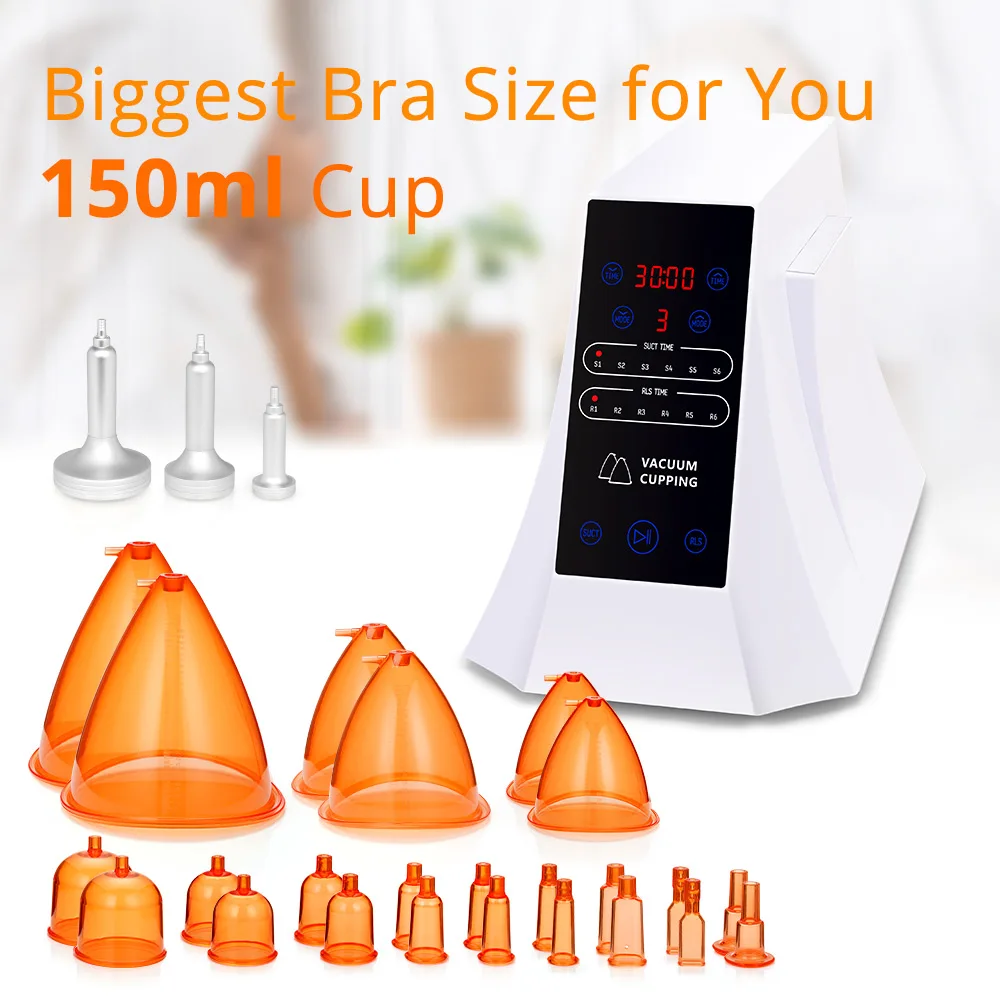 Vacuum Cup Breast Butt Enlargement Machine Body Detox Skin Tightening Massage Beauty Equipment Salon Use
Vacuum Cup Breast Butt Enlargement Machine Body Detox Skin Tightening Massage Beauty Equipment Salon Use