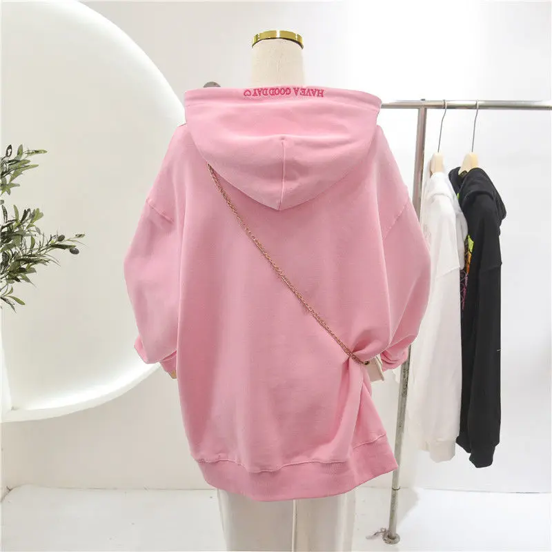 Sweater Women Spring and Autumn Thin 2021 New Korean Student Loose Heavy Embroidery Large Size Hooded Jacket Sweatshirt Women
Sweater Women Spring and Autumn Thin 2021 New Korean Student Loose Heavy Embroidery Large Size Hooded Jacket Sweatshirt Women