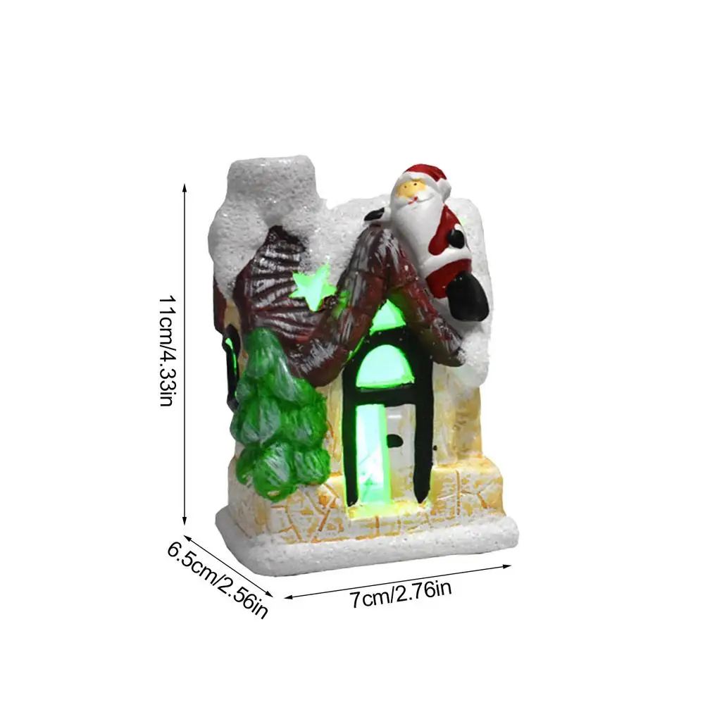 Christmas Decorations Craft Gift Luminous Resin Home Decor Hut Dreamy European-style Snow Scene House Ornaments
Christmas Decorations Craft Gift Luminous Resin Home Decor Hut Dreamy European-style Snow Scene House Ornaments