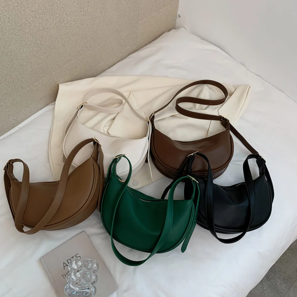 Exquisite Fashion Crossbody Shoulder Bag PU Leather Solid Color Female Casual Dumpling Luxury Brand Designer Quality Handbags 
Exquisite Fashion Crossbody Shoulder Bag PU Leather Solid Color Female Casual Dumpling Luxury Brand Designer Quality Handbags