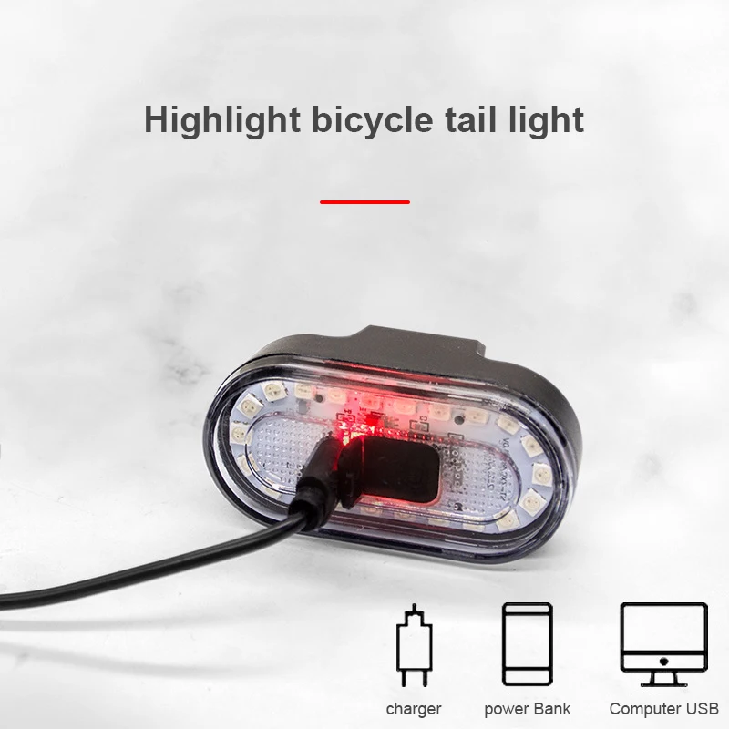 14 Modes Road Bike Rear Light USB Bicycle Tail Lights Life Waterproof Highlight LED Lamp Cycling Night Safety Warning Flashlight
14 Modes Road Bike Rear Light USB Bicycle Tail Lights Life Waterproof Highlight LED Lamp Cycling Night Safety Warning Flashlight