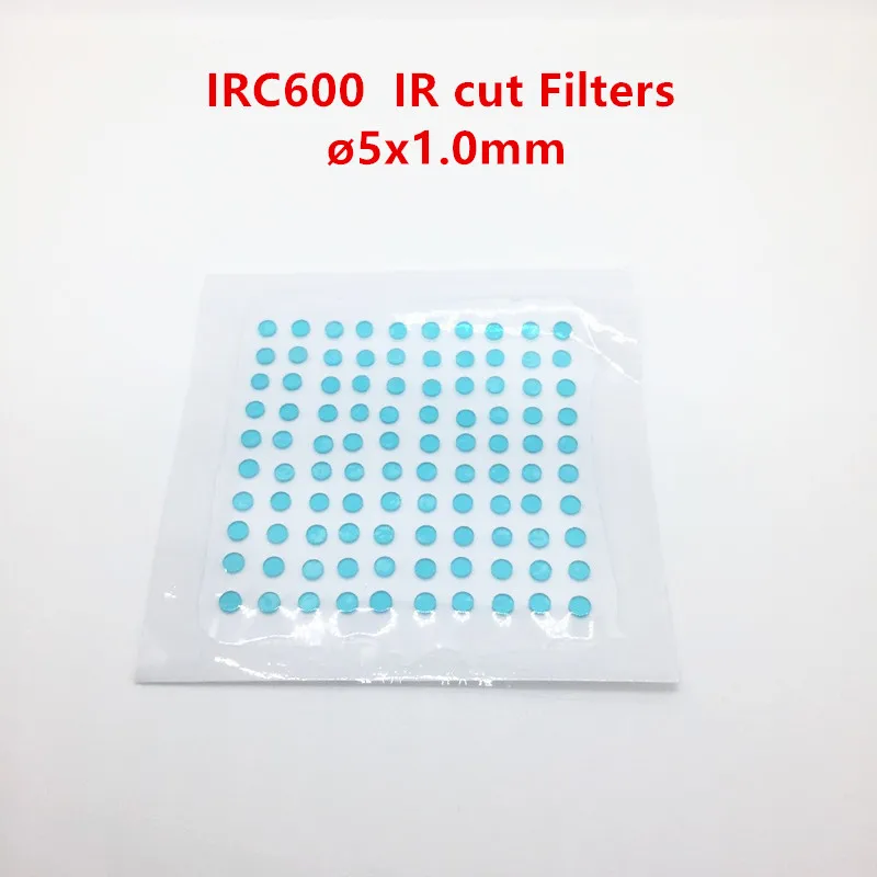 100 шт. 5*1 0 мм 650nm IR Cut фильтр CWL 600nm IRC600 для объектива камеры|Оптические фильтры| |