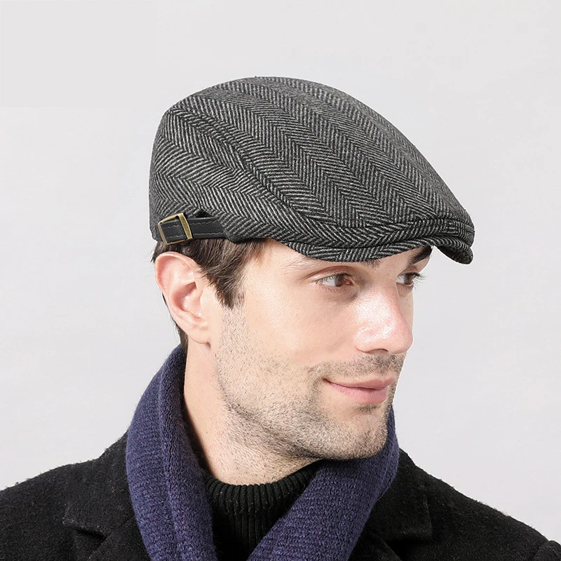 Peaked Hat Men's Autumn and Winter Wool Beret Men's Retro Middle-Aged and Elderly Warm Hat Outdoor Solid Color Cap
Peaked Hat Men's Autumn and Winter Wool Beret Men's Retro Middle-Aged and Elderly Warm Hat Outdoor Solid Color Cap