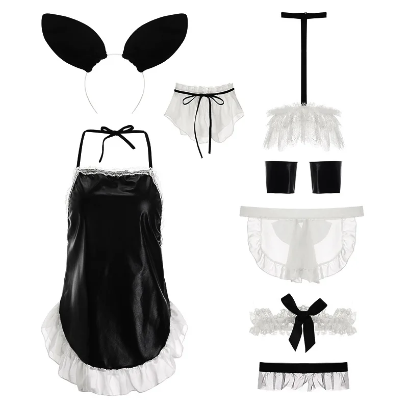 Japanese Lingerie Set Temptation Sexy Bunny Girl Anime Cosplay Sakurajima Halloween Party Costume Maid Dress School Girl Costume
Japanese Lingerie Set Temptation Sexy Bunny Girl Anime Cosplay Sakurajima Halloween Party Costume Maid Dress School Girl Costume