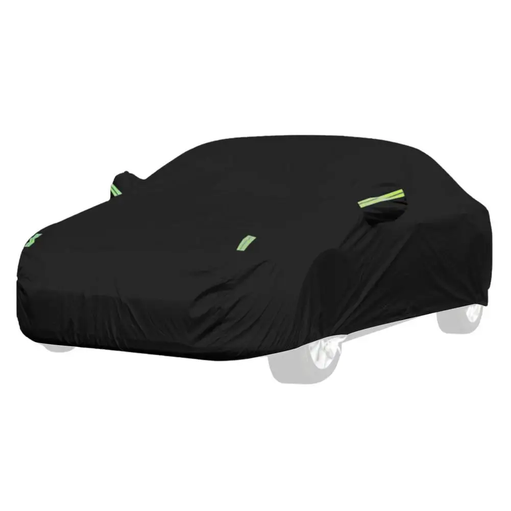 190T Black Car Sewing Car Hood Waterproof Sunscreen Windproof Whole Car Cover Generic Models For A Variety Of Weather
190T Black Car Sewing Car Hood Waterproof Sunscreen Windproof Whole Car Cover Generic Models For A Variety Of Weather