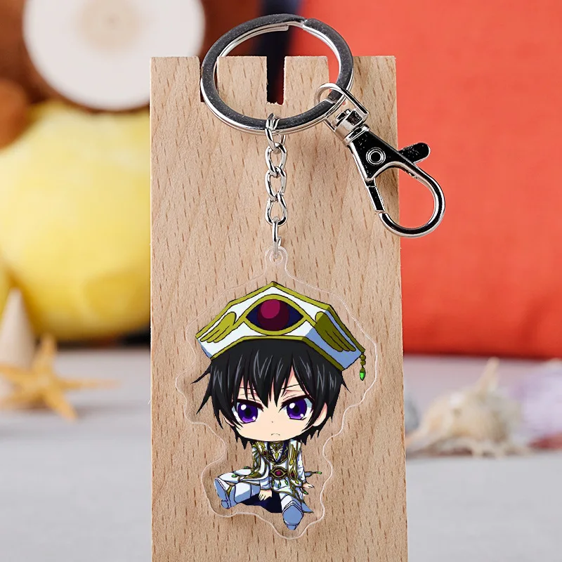 Japanese Anime Code Geass Pendants Keyrings Cartoon Figure Kallen C.C. Acrylic Car Key Chains Holder Keychain Christmas Day Gift
Japanese Anime Code Geass Pendants Keyrings Cartoon Figure Kallen C.C. Acrylic Car Key Chains Holder Keychain Christmas Day Gift