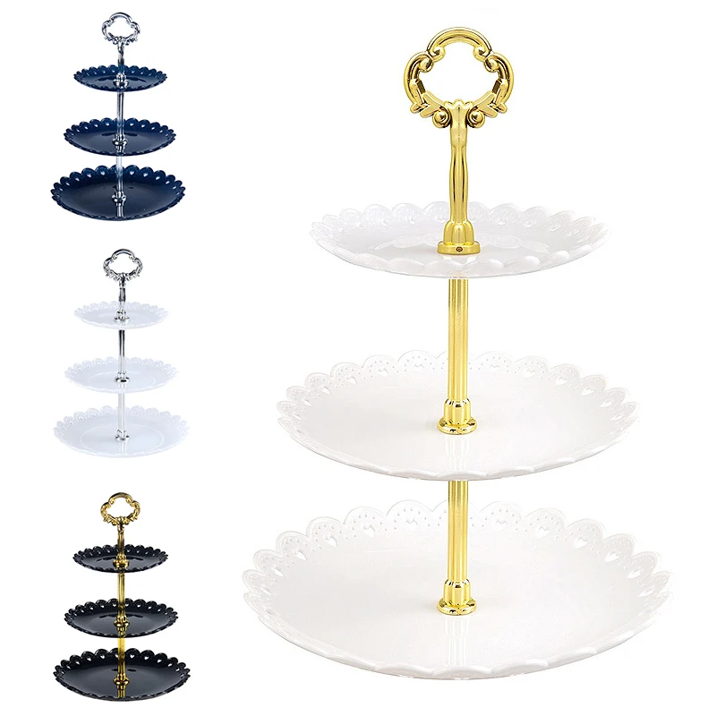 Hot Sale1pcs 3 Tier Cake Stand Metal Buffet Dessert Cupcake Fruit Food Platter Serving Display Holder Wedding Party Supplies
Hot Sale1pcs 3 Tier Cake Stand Metal Buffet Dessert Cupcake Fruit Food Platter Serving Display Holder Wedding Party Supplies