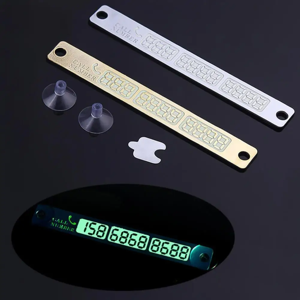 50% hot sales!Car Parking Plate Luminous Notification Durable Car Parking Number Plate for Automobile Ornaments car accessories
50% hot sales!Car Parking Plate Luminous Notification Durable Car Parking Number Plate for Automobile Ornaments car accessories