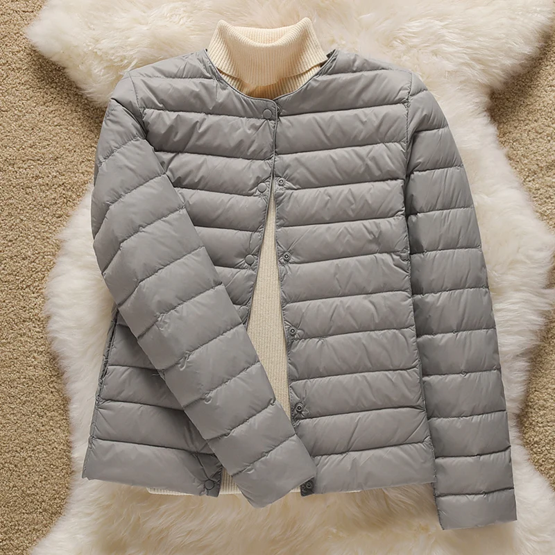 FOR Winter Ultra Light Duck Down Coat Women Short Oversize Jackets Slim Autumn Jacket 2021 new Solid color Down Jackets
FOR Winter Ultra Light Duck Down Coat Women Short Oversize Jackets Slim Autumn Jacket 2021 new Solid color Down Jackets