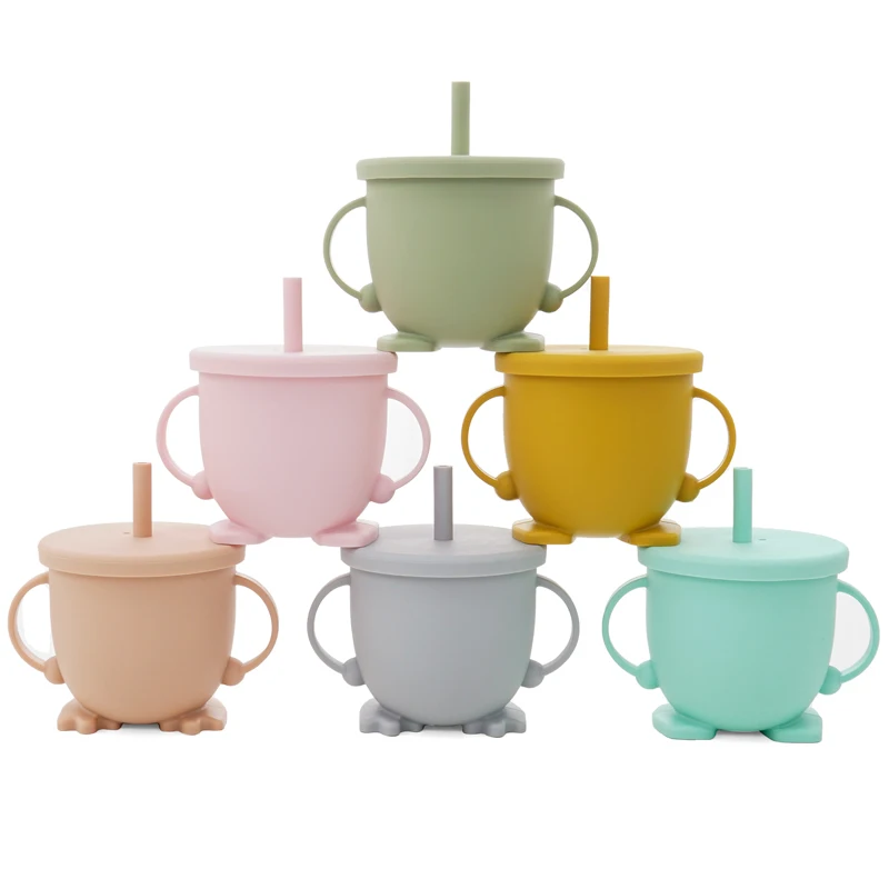 Food Grade Silicone Children's Water Cup Double Handle Leak-proof Cartoon School Drinking Cup Heat-resistant BPA Free Baby Gift
Food Grade Silicone Children's Water Cup Double Handle Leak-proof Cartoon School Drinking Cup Heat-resistant BPA Free Baby Gift