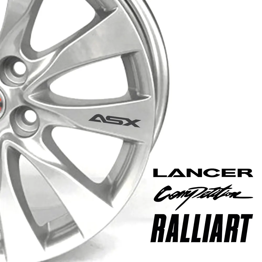 Фото 4 шт. для Mitsubishi Lancer 10 3 9 ex Outlander ASX L200 Ralliart конкурсные колеса - купить