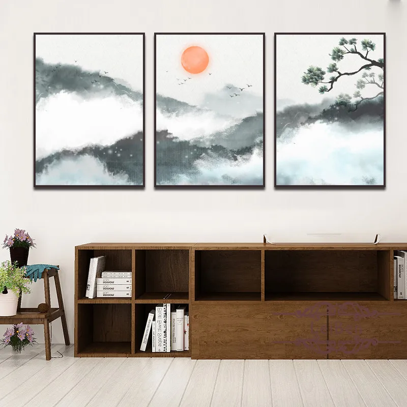 New Chinese Style Abstract Freehand Beautiful Landscape Canvas Paintings Poster Print Wall Art Picture for Living Room Home Deco
New Chinese Style Abstract Freehand Beautiful Landscape Canvas Paintings Poster Print Wall Art Picture for Living Room Home Deco