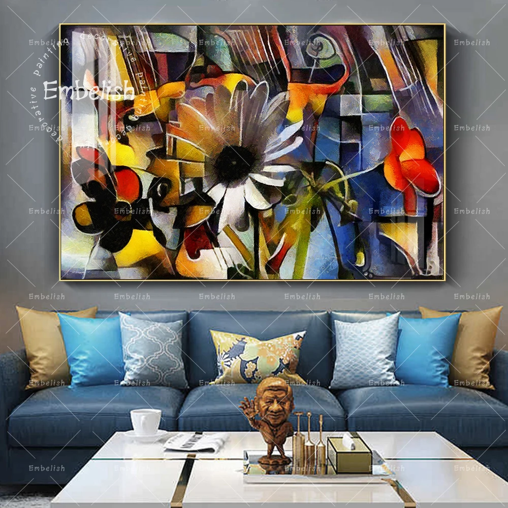 1 Pieces Large Abstract Bouquet Flowers For Living Room Wall Art Pictures Modern Home Decor HD Print Canvas Paintings
1 Pieces Large Abstract Bouquet Flowers For Living Room Wall Art Pictures Modern Home Decor HD Print Canvas Paintings