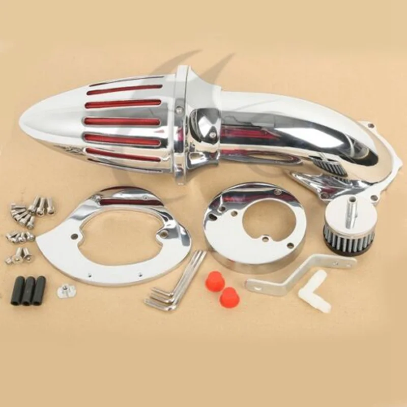 

Motorcycle Chrome Air Cleaner Kits intake filter for Honda VTX1300 VTX 1300 1986-2012 87 88 89 90 91 92 93 94 95 96 97 98 99 00