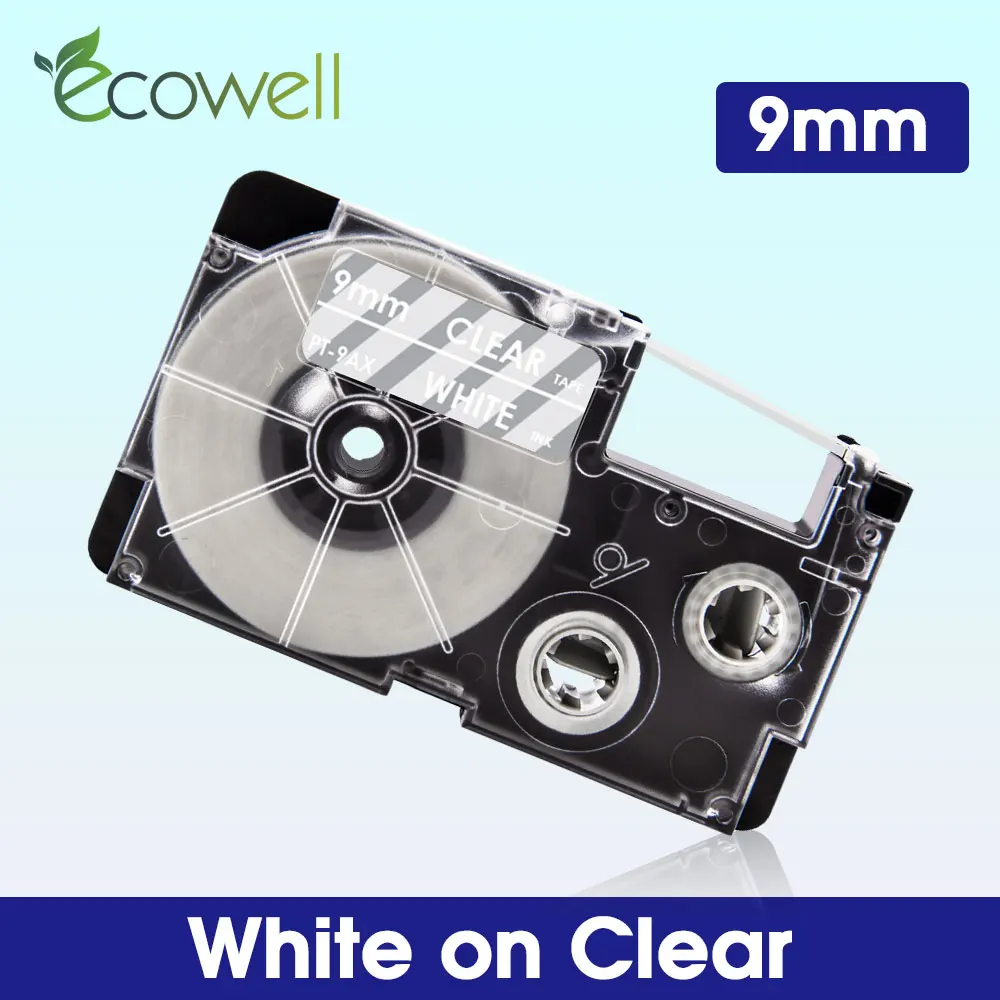 Ecowell 1 шт. XR-9AX этикетка совместимый для объектива с оптическими зумом Casio Kingjim принтер этикеток 9 мм лента XR9AX XR 9AX белый прозрачный ярлык кассе...
Ecowell 1 шт. XR-9AX этикетка совместимый для объектива с оптическими зумом Casio Kingjim принтер этикеток 9 мм лента XR9AX XR 9AX белый прозрачный ярлык кассе...