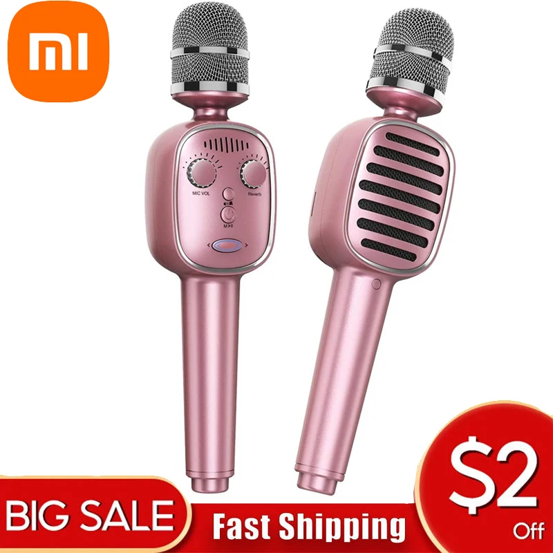 Беспроводной микрофон Xiaomi для караоке, портативный ручной микрофон с функцией Голосового преобразователя, динамик с поддержкой Bluetooth, устр...
Беспроводной микрофон Xiaomi для караоке, портативный ручной микрофон с функцией Голосового преобразователя, динамик с поддержкой Bluetooth, устр...