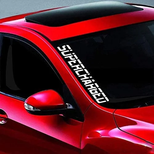 For Graphics 20" Supercharged Racing Side Windshield Banner Car Sticker Truck Vinyl Decal Color: White
For Graphics 20" Supercharged Racing Side Windshield Banner Car Sticker Truck Vinyl Decal Color: White