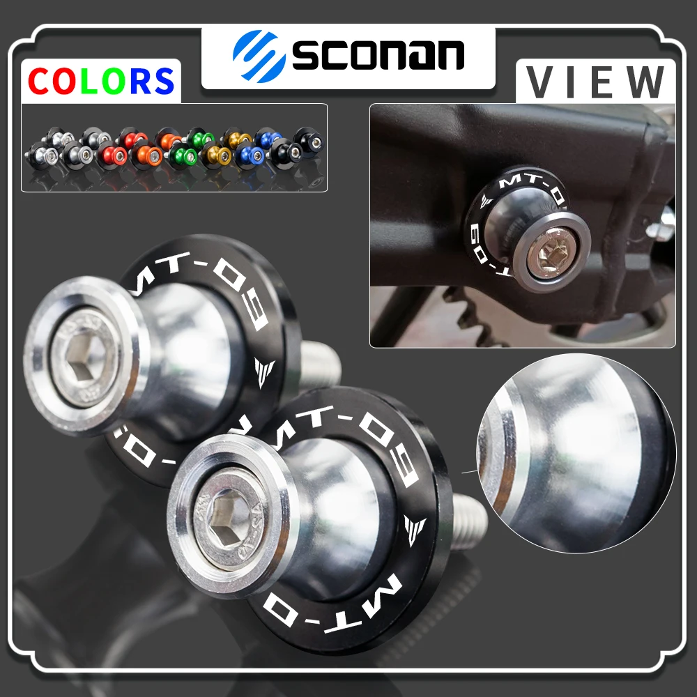 M6 For YAMAH MT09 Tracer 900 / GT 2016-2021 Motorcycle Accessories CNC Aluminum Swingarm Spools Slider Stand Screw MT 09 LOGO
M6 For YAMAH MT09 Tracer 900 / GT 2016-2021 Motorcycle Accessories CNC Aluminum Swingarm Spools Slider Stand Screw MT 09 LOGO