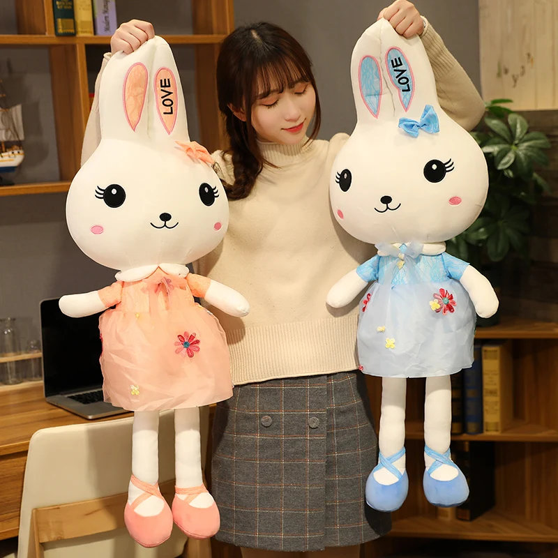 55cm Lovely Rabbit Doll Soft Plush Toys for Children Sleeping Mate Doll Stuffed Animal Baby Toys Girl Kawaii Birthday Gift
55cm Lovely Rabbit Doll Soft Plush Toys for Children Sleeping Mate Doll Stuffed Animal Baby Toys Girl Kawaii Birthday Gift