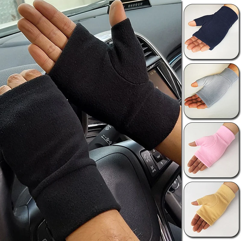 Thick velvet outdoor sports running thick warm gloves for men and women winter typing and writing warm half-finger gloves S21
Thick velvet outdoor sports running thick warm gloves for men and women winter typing and writing warm half-finger gloves S21