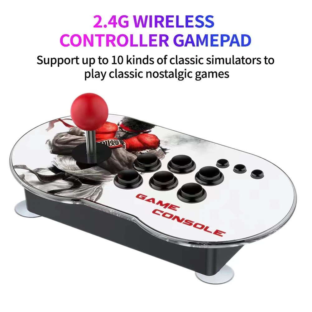64G Quad-core HDMI Video Game Console Box Support Wired/Wireless Controller Kit Retro Double TV Gaming Player Set CPS/FC/GB/PS1
64G Quad-core HDMI Video Game Console Box Support Wired/Wireless Controller Kit Retro Double TV Gaming Player Set CPS/FC/GB/PS1
