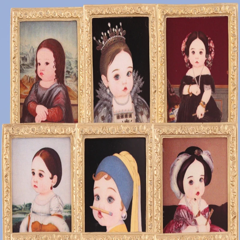1 Pc 1:12 Dollhouse Miniature Photo Frame Oil Painting Frame Dolls House Accessories
1 Pc 1:12 Dollhouse Miniature Photo Frame Oil Painting Frame Dolls House Accessories
