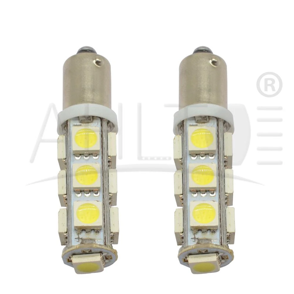 2pcs Car Side Tail Light License Plate Bulb Ba9s 13Led T4w Pure 5050 13SMD Backup White Lamp Turning Brake Trunk Dashboard Light 
2pcs Car Side Tail Light License Plate Bulb Ba9s 13Led T4w Pure 5050 13SMD Backup White Lamp Turning Brake Trunk Dashboard Light