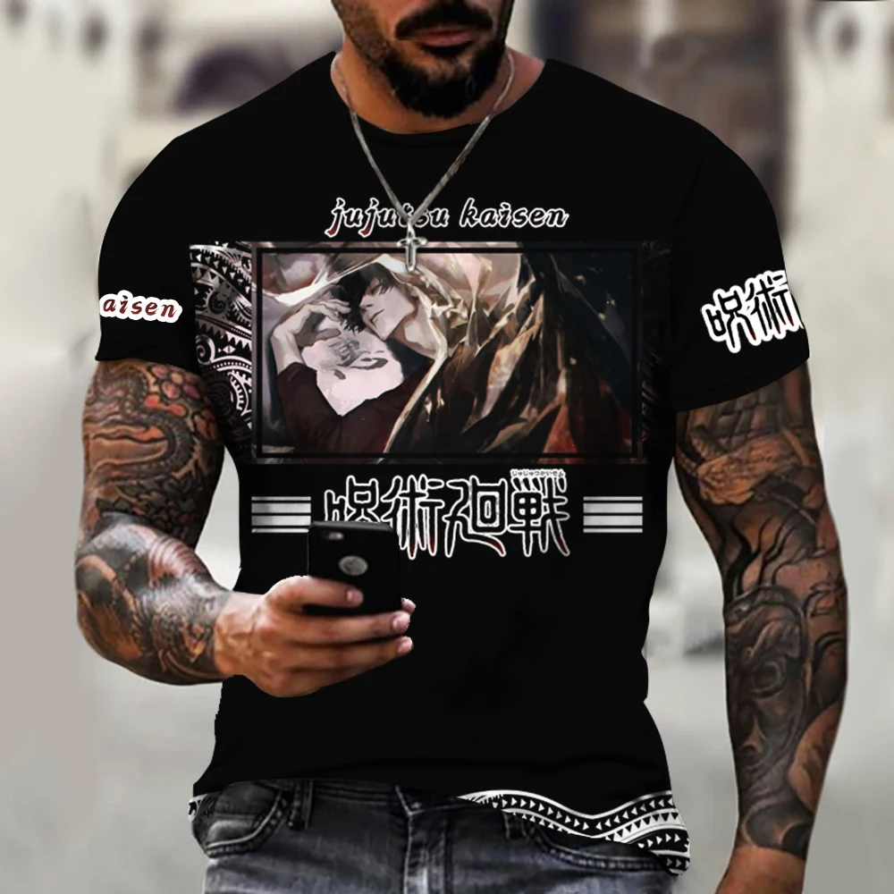 Мужская одежда Аниме юютсу Kaisen с коротким рукавом летняя мода для влюбленных парные Стильные повседневные Хип-хоп искусственные удобные
Мужская одежда Аниме юютсу Kaisen с коротким рукавом летняя мода для влюбленных парные Стильные повседневные Хип-хоп искусственные удобные