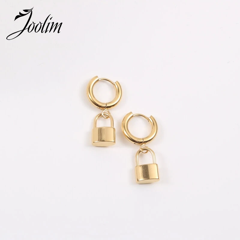 Waterproof & Tarnish Free Minimalist PVD Plated Waterproof Simple Lock Pendant Earrings Stainless Steel Jewelry
Waterproof & Tarnish Free Minimalist PVD Plated Waterproof Simple Lock Pendant Earrings Stainless Steel Jewelry
