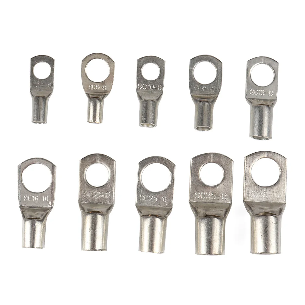 Electrical Circuits Copper Crimp Wire Lugs SC Combination Low Voltage Terminal Connector pack of 100
Electrical Circuits Copper Crimp Wire Lugs SC Combination Low Voltage Terminal Connector pack of 100