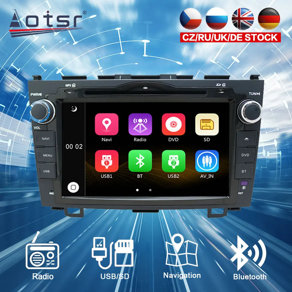 For Honda CRV 2007 - 2011 Wince 6.0 CD DVD Player Single DIN 8 Inch GPS Navigation Player Steering Wheel Control BT
For Honda CRV 2007 - 2011 Wince 6.0 CD DVD Player Single DIN 8 Inch GPS Navigation Player Steering Wheel Control BT