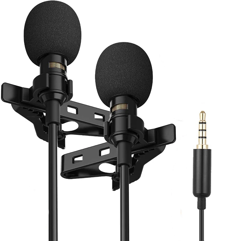 Professionnel Dual Mini Lavalier Microphone For Phone Laptop PC , lapel Microphone For Radio Smartphone Micro karaoke Microfono
Professionnel Dual Mini Lavalier Microphone For Phone Laptop PC , lapel Microphone For Radio Smartphone Micro karaoke Microfono